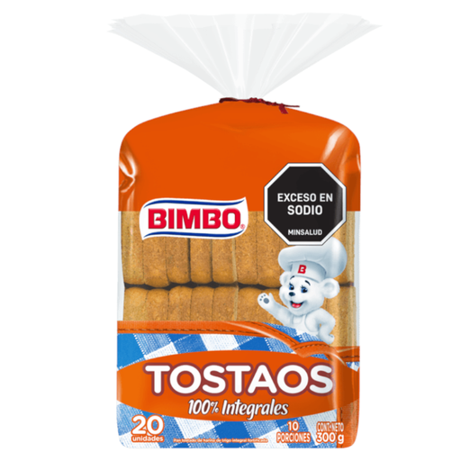 [005082] Tostaos Integrales Bimbo 20 Unidades 300Gr