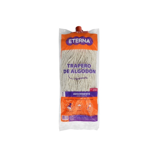 [015118] Trapero Algodón Eterna Absorbente Repuesto 1 Unidad