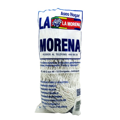 [015837] Repuesto De Trapero La Morena Pabilo Blanco Repuesto