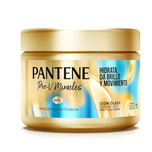 [053058] Tratamiento Pantene Hidrata  Brillo Y Movimiento 300Ml