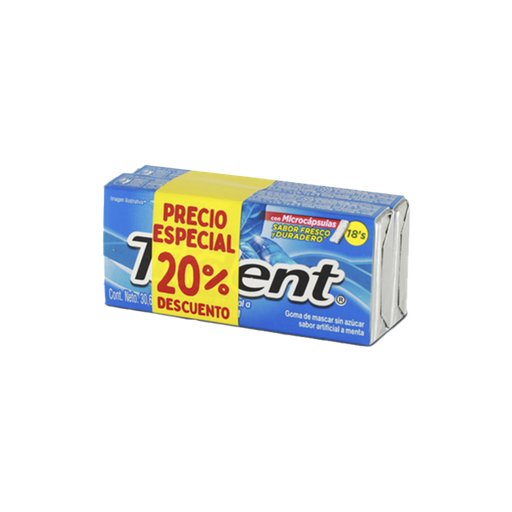 [052448] Trident Menta 2 Unidades 30.6Gr Cada Uno Precio Especial