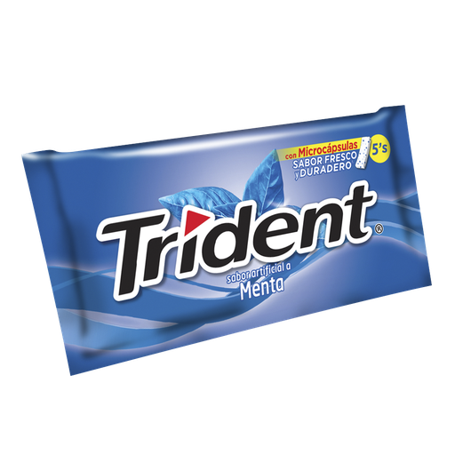 [052775] Trident Menta Con Microcápsulas Sabor Fresco Y Duradero 5S  8.5Gr