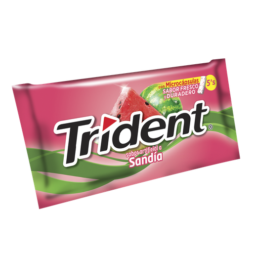 [052774] Trident Sandia Con Microcápsulas Sabor Fresco Y Duradero 5S  8.5Gr