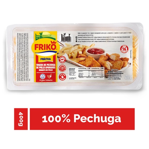 [052512] Trozos De Pechuga Apanados Friko 400Gr