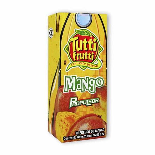 [002686] Tutti Frutti Mango Tetrapack 200Ml