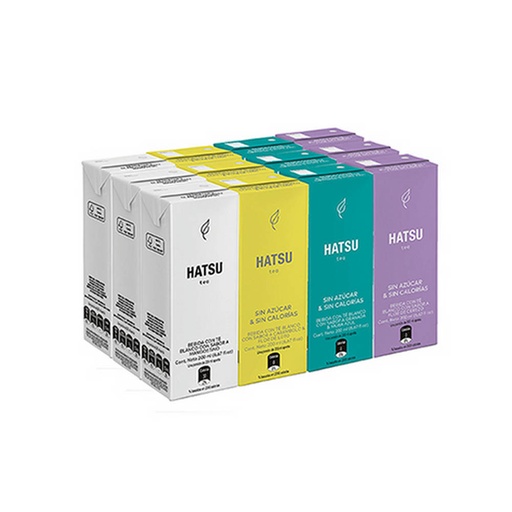 [050196] Té Hatsu Surtido Tétrapak 12 Unidades 2400Ml