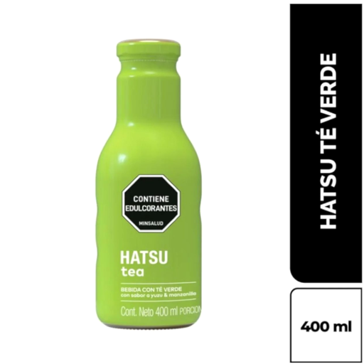 [049255] Té Verde Hatsu Sabor Yuzu y Manzanilla 400Ml