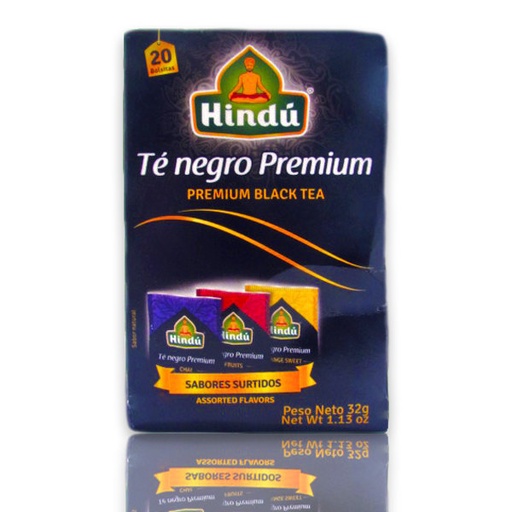[042884] Té Hindu Negro Premium Surtido Caja 20 Unidades 32Gr
