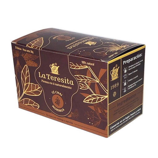 [017167] Té La Teresita Moringa Chai 30Gr