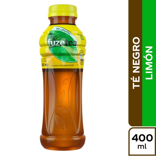 [011765] Té Líquido Fuze Tea Negro Limón 400Ml