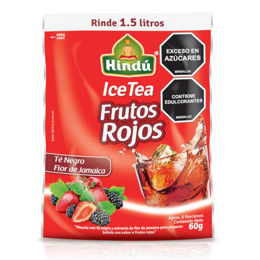 [043957] Té Polvo Ice Tea Light Frutos Rojos 60Gr