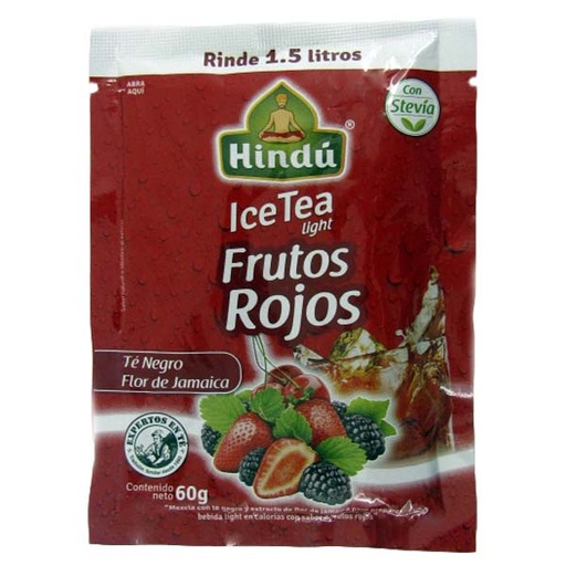 [043957] Té Polvo Ice Tea Light Frutos Rojos 60Gr