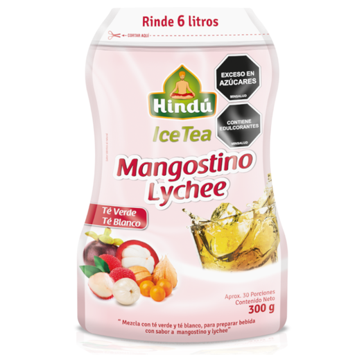 [049408] Té Polvo Ice Tea Mangostino Lychee 300Gr
