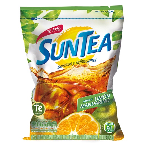 [052677] Té Polvo Suntea Limón Mandarino 436Gr