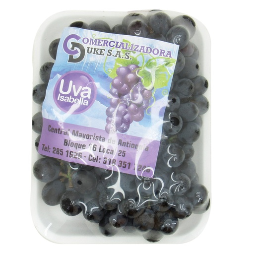 [007581] Uvas Isabella Bandeja (1 Bandeja - 400Gr)