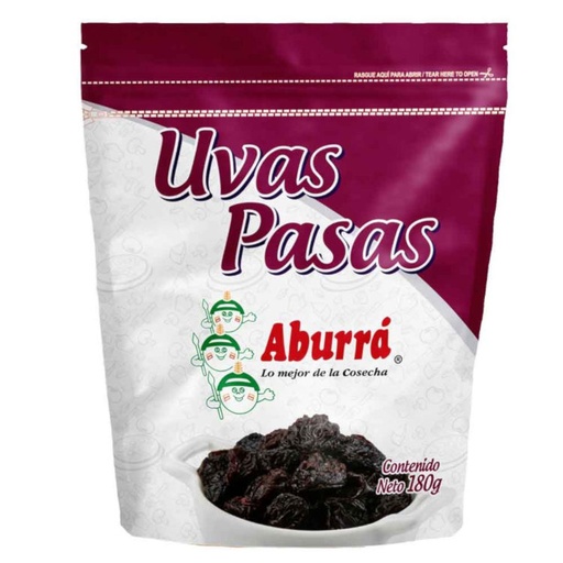[000323] Uvas Pasas Aburra 180Gr