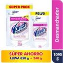Vanish Blanco Polvo Doypak 850Gr + 235Gr Súper Ahorro