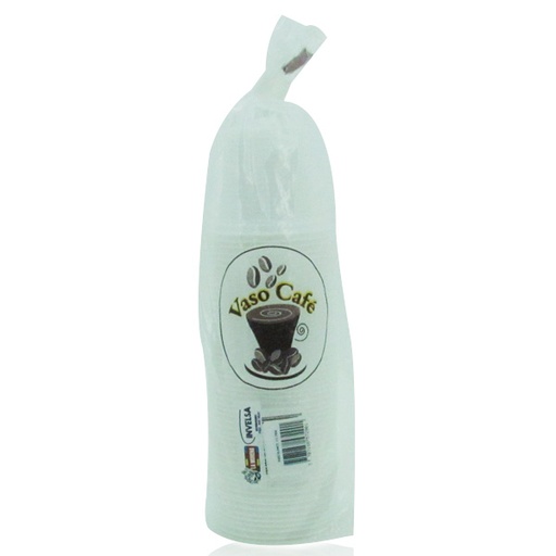 [016194] Vasos Desechables Tipo Café La Morena 3.5 Oz 50 Unidades