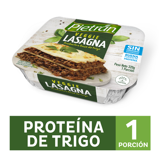 [052453] Veggie Lasagna Pietrán 320Gr