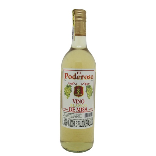 [048391] Vino Blanco De Misa El Poderoso 750Ml