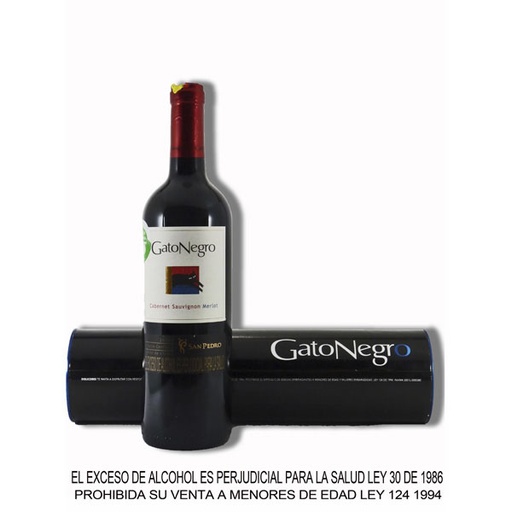 [001823] Vino Gato Negro Tinto Cabernet Sauvignon Merlot 750Ml