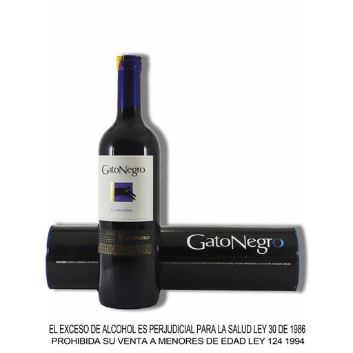 [001834] Vino Gato Negro Tinto Carmenere 750Ml