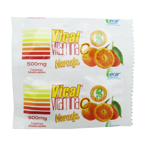 [051594] Vita C Vical Naranja Sachet 12 Unidades