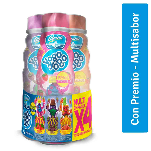 [014496] Yogo Premio Surtido 4 Unidades 600Gr