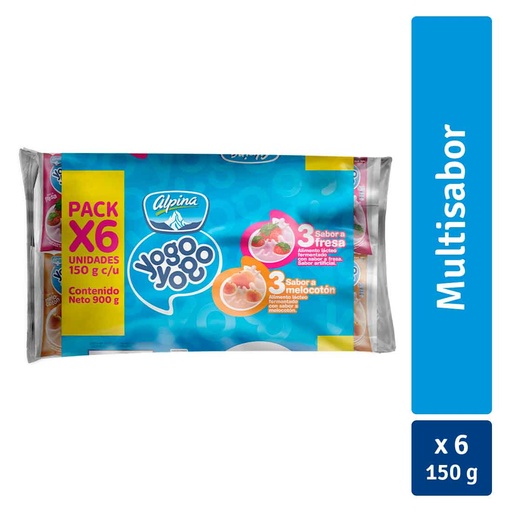 [023572] Yogo Yogo Alpina Bolsa 6 Unidades 900Gr