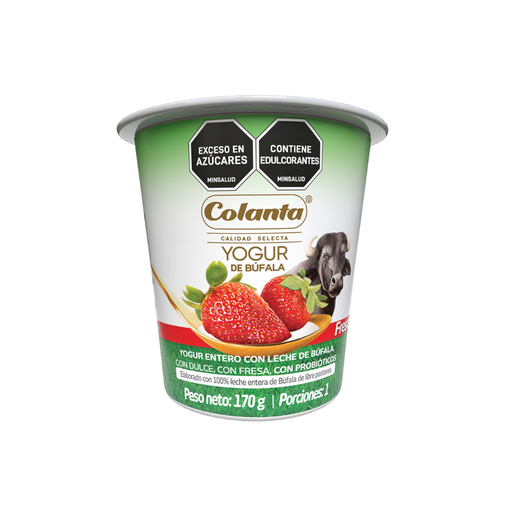 [050322] Yogur Bufala Colanta Fresa 170Gr
