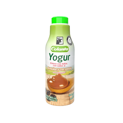 [052662] Yogur Colanta Arequipe Y Pasas Pote 1000Gr