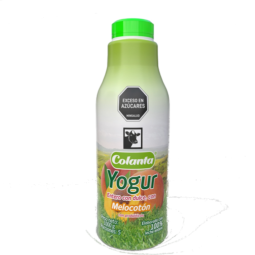 [008638] Yogur Colanta Melocoton Pote 1000Gr