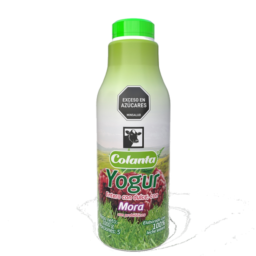 [000405] Yogur Colanta Mora Pote 1000Gr