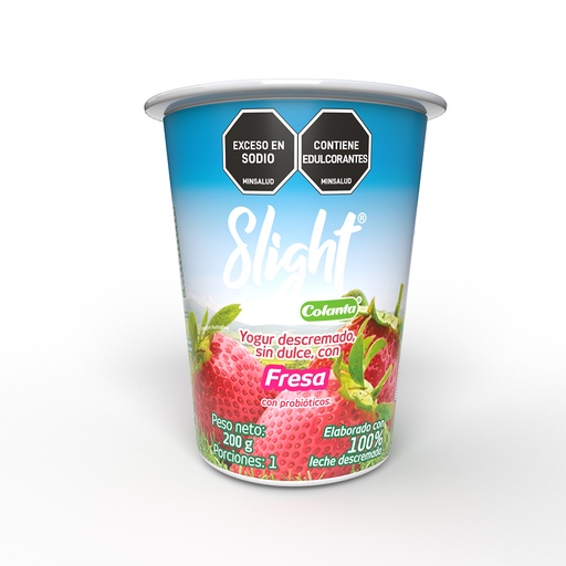 [001250] Yogur Colanta Slight Fresa Vaso 200Gr