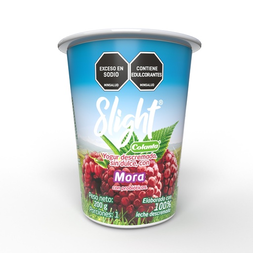 [001252] Yogur Colanta Slight Mora Vaso 200Gr