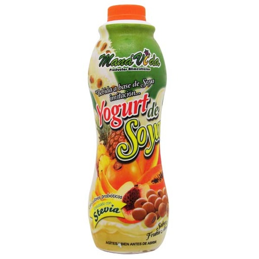 [019134] Yogur Mana Vida Soya Frutos Amarillos 1000Ml
