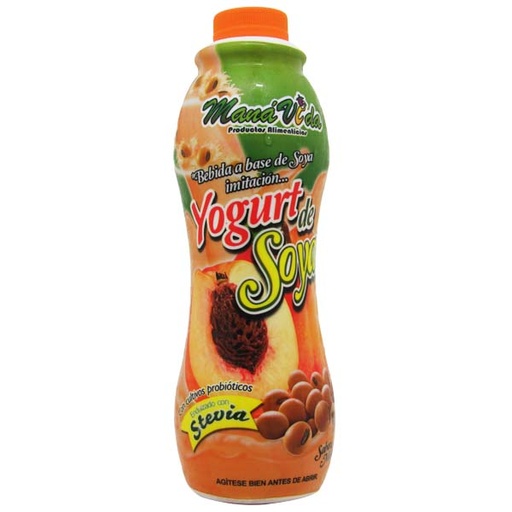 [019136] Yogur Mana Vida Soya Melocoton 1000Ml