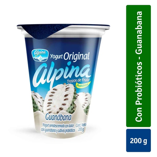 [005331] Yogurt Alpina Original Guanabana 200Gr