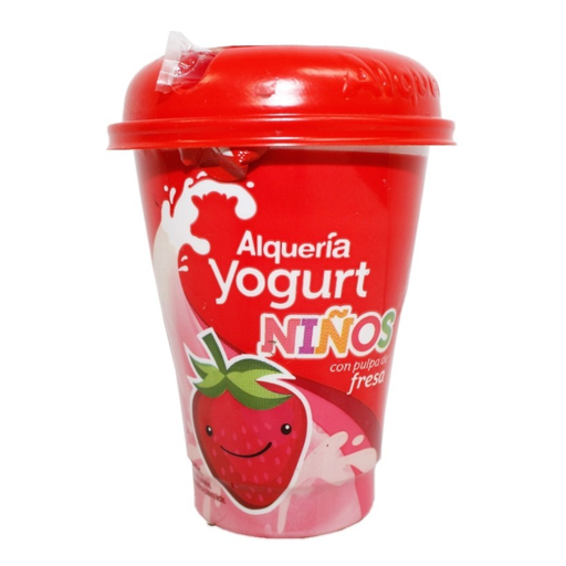 [050563] Yogurt Alqueria Ninos Vaso Fresa 150Gr