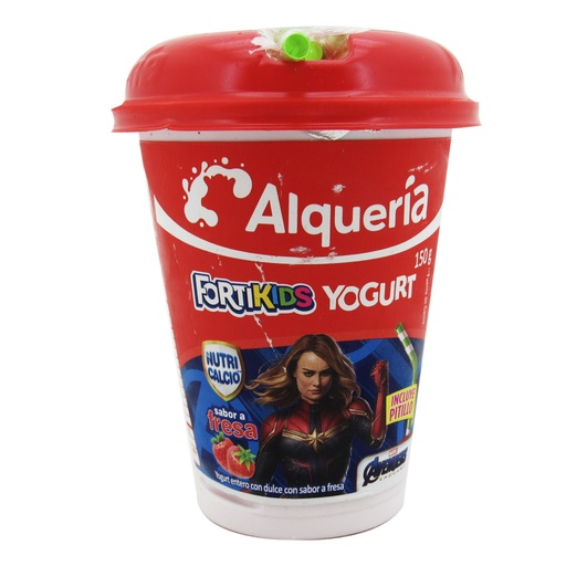 [050563] Yogurt Alqueria Ninos Vaso Fresa 150Gr