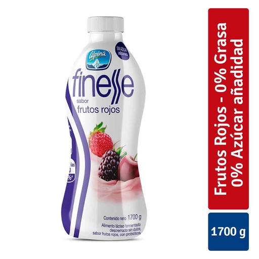 [005267] Yogurt Finesse Frutos Rojos 1700Gr