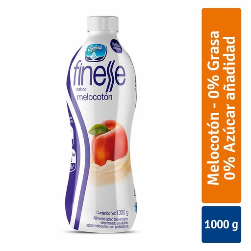 [005229] Yogurt Finesse Melocotón 1000Gr