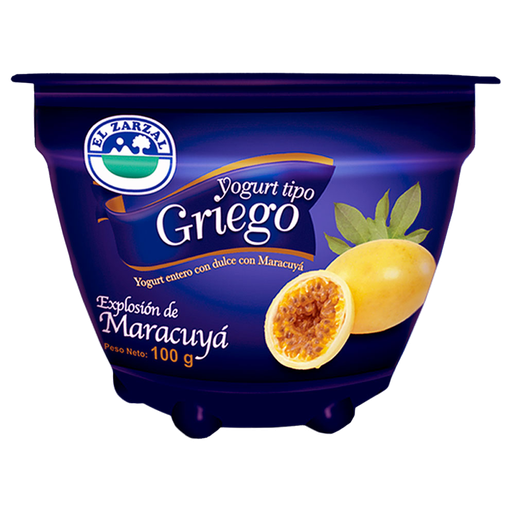 [015903] Yogurt Griego El Zarzal Maracuya 100Gr