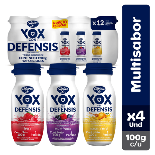[014394] Yox Defensis Multipack 12 Unidades 1200Gr