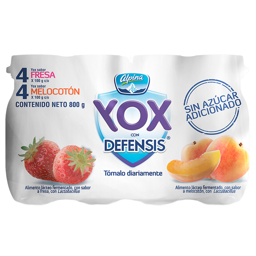 [052231] Yox Defensis Sin Azucar Multipack 8 Unidades 800Gr