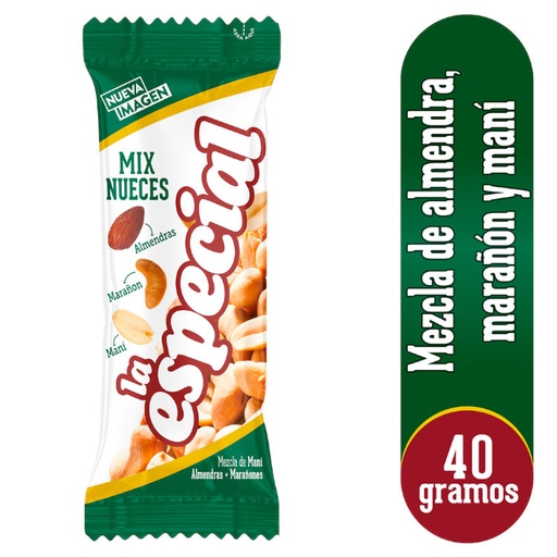 [053568] Maní La Especial Mix Nueces 40Gr