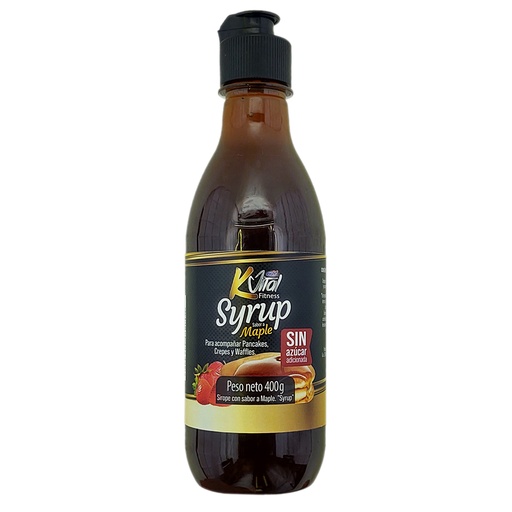 [053570] Syrup Sabor A Maple Sin Azúcar Kvital 400Gr