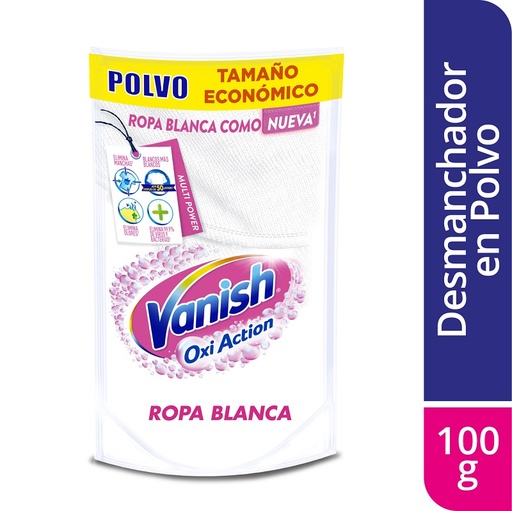 [053601] Vanish Polvo Oxi Action Blanco Total Doypack 100Gr