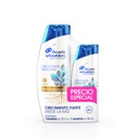 Shampoo H&S Crece Fuerte 375Ml + Shampoo H&S 180Ml