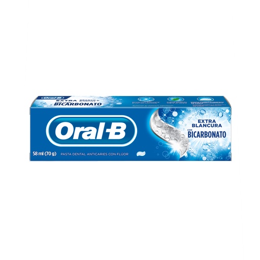 [053604] Crema Dental Oral B Exta Blancura + Bicarbonato 58Ml